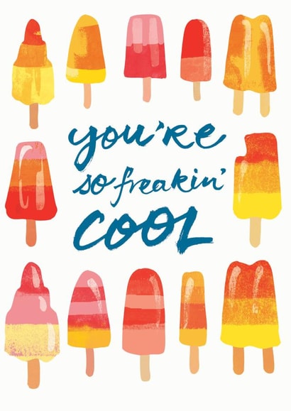 cool ice lolly Just because Card 20209 created by Ohn Mar Win