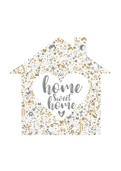 Pretty New Home Card - House - Home Sweet Home created by Ellie's Little Studio