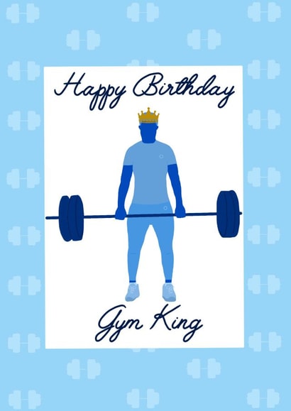 gym fitness Birthday Card 18478 created by Doris Dishcloth