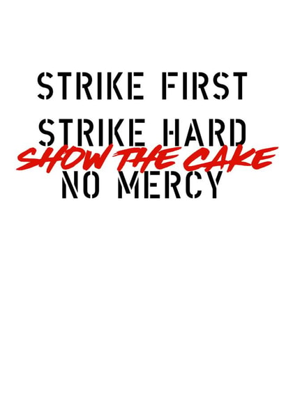 Cobra Kai Funny Birthday Card created by Pottsy Prints