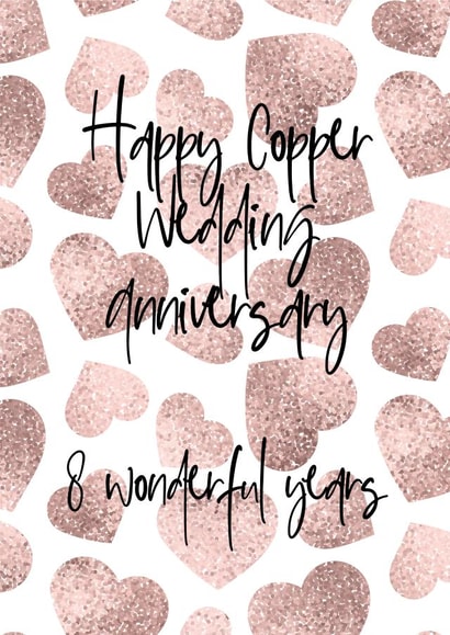 copper anniversary copper Anniversary Card 18230 created by Prints With Personality