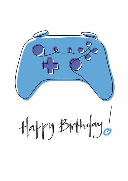 Gaming Birthday Card created by doodleshoe paper goods