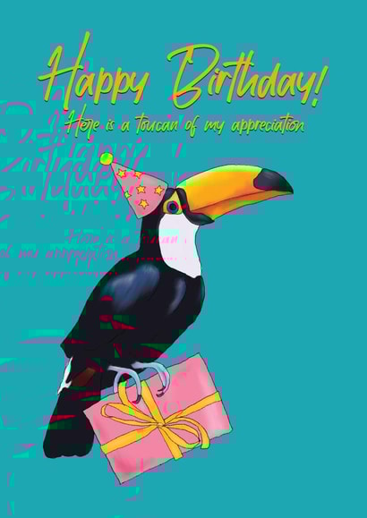 funny happy Birthday Card 18899 created by The Gifting Knot