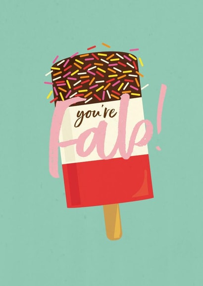 fab you are fab Thank You Card 19975 created by Peony Rose Design