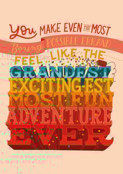 adventure errand Love & Friendship Card 4848 created by Jenny Mecher