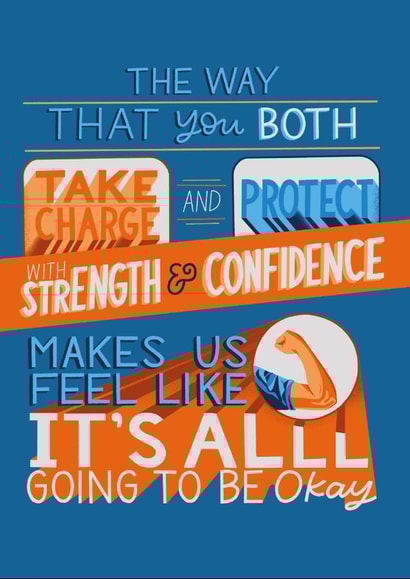 strength confidence Love & Friendship Card 4849 created by Jenny Mecher