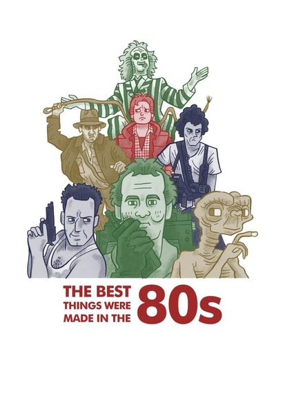 The Best Things Were Made In The 80s Birthday Card created by This Means Waugh