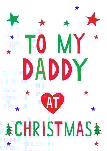 daddy dad Christmas Card 17709 created by Earlybird