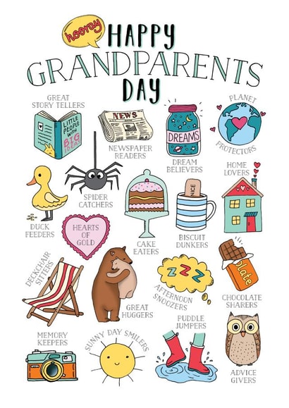 grandparents grandma Just because Card 5868 created by Eskimo Kiss Designs