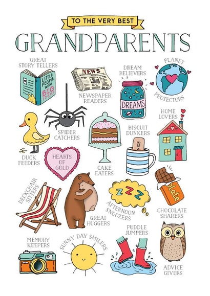 grandparent very Just because Card 5869 created by Eskimo Kiss Designs