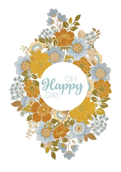 floral adult Just because Card 20346 created by Lo & Behold Bespoke