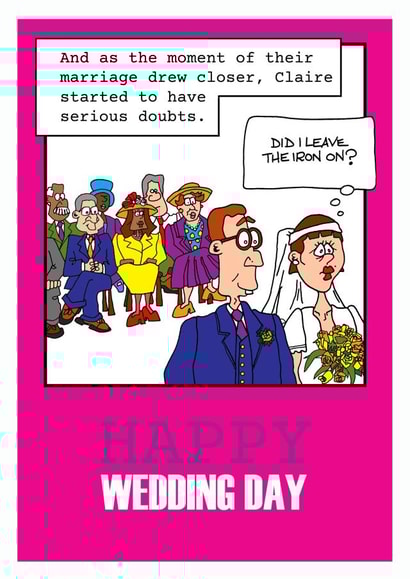 Did I leave the iron on? Wedding day. created by Out of Focus