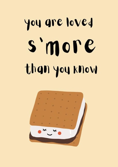 smores marshmallow Love & Friendship Card 17612 created by crystal chou