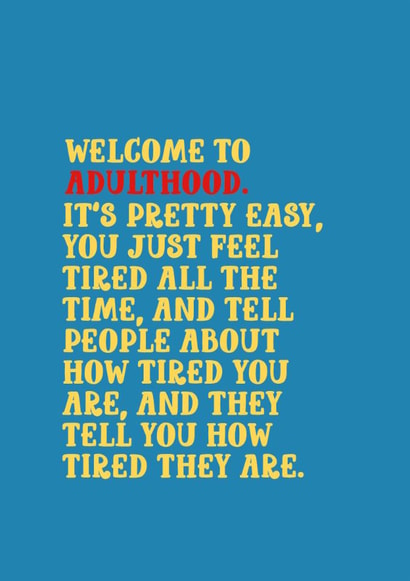 adulthood old Birthday Card 13479 created by Phaedra Peer