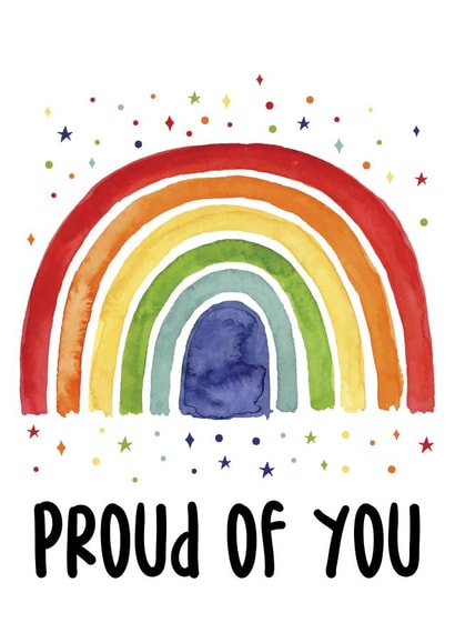 well done proud of you Congratulations Card 18231 created by Prints With Personality