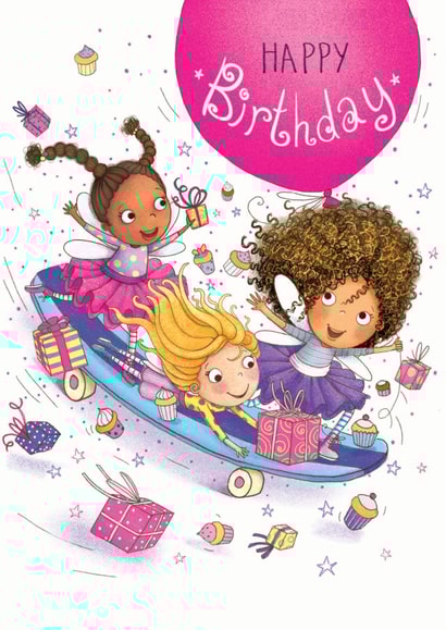 Child illustration Birthday Card 15043 created by Karmuka