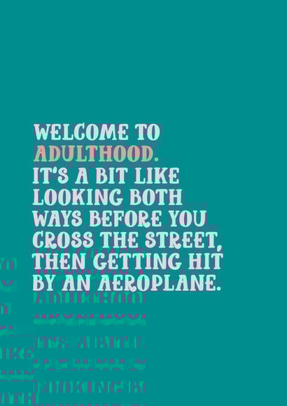 aging funny Birthday Card 13482 created by Phaedra Peer