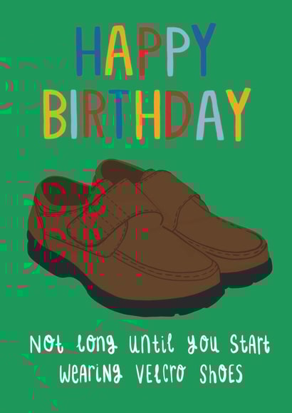 Velcro Shoes Birthday Card created by Jessica Harvey
