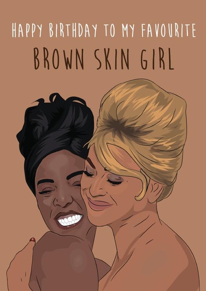 beyonce kelly rowland Birthday Card 20370 created by Anoela Cards