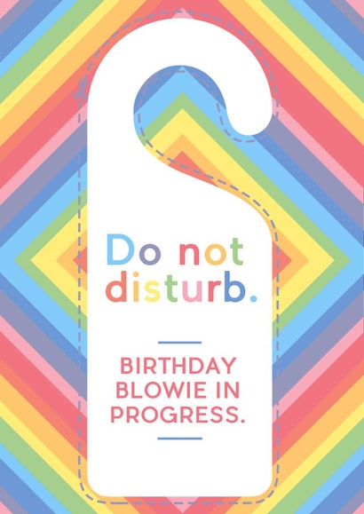 Birthday Blowie FREE door hanger card! created by JosieOnTheRun