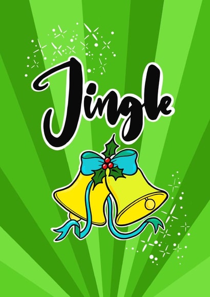 jingle bells Christmas Card 45277 created by Jane Harding