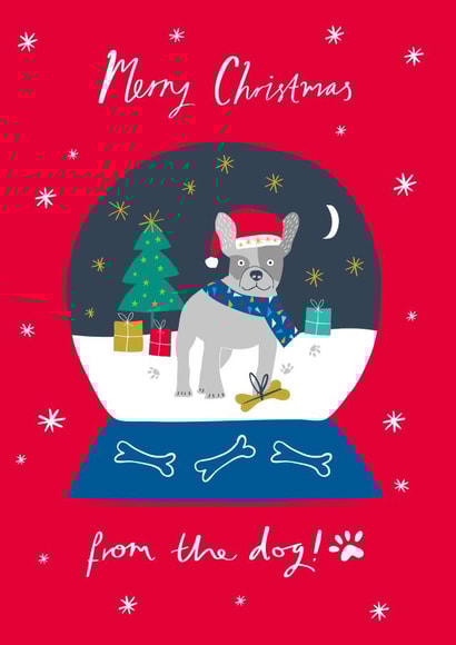 frenchie french bulldog Christmas Card 24269 created by Jessica Hogarth