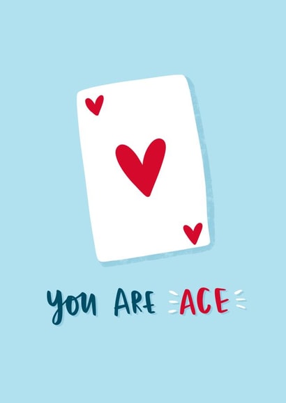 ace cards Thank You Card 6293 created by Lucy Maggie Designs