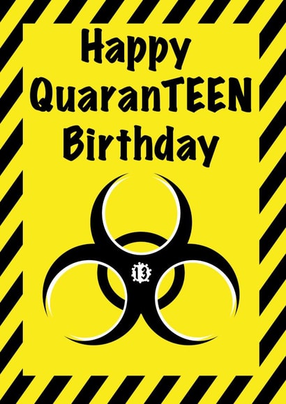 13th adult Birthday Card 45108 created by Fiesta de Papel