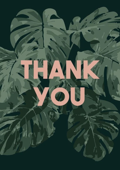 thank you plant Thank You Card 7310 created by Amy Ellen Designs