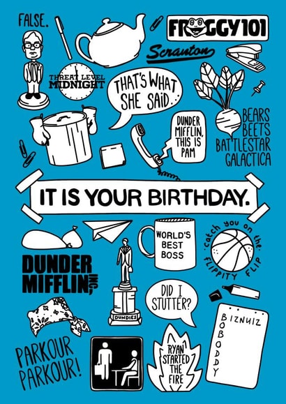 office jokes Birthday Card 20220 created by Good Goose Designs