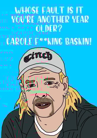 tiger king carol Birthday Card 45290 created by a la Carde