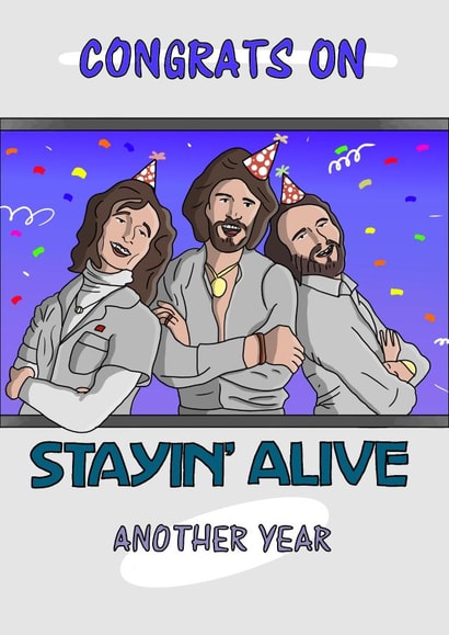 birthday beegees Birthday Card 18965 created by Sadie Webster