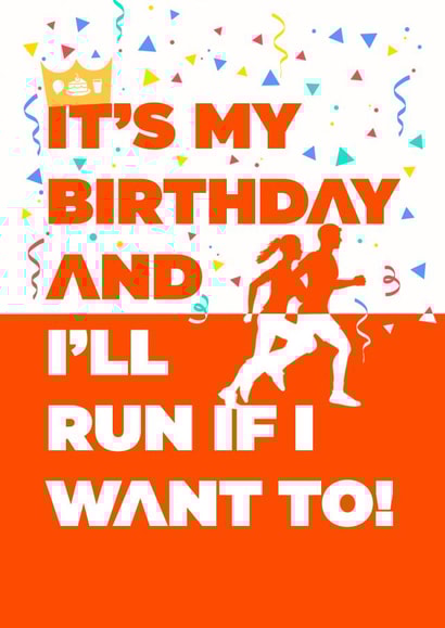 Running buddy card created by Little Cat Creates