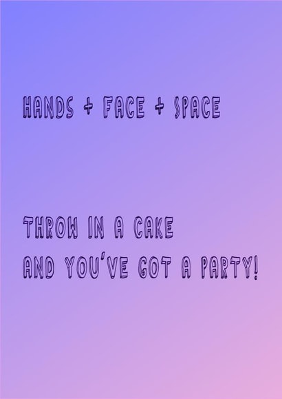 celebration coronavirus Birthday Card 45298 created by Sassy Bird