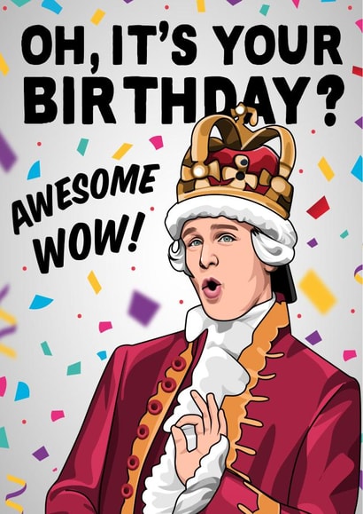 King George Royal Birthday Card 16174 created by All Things Banter