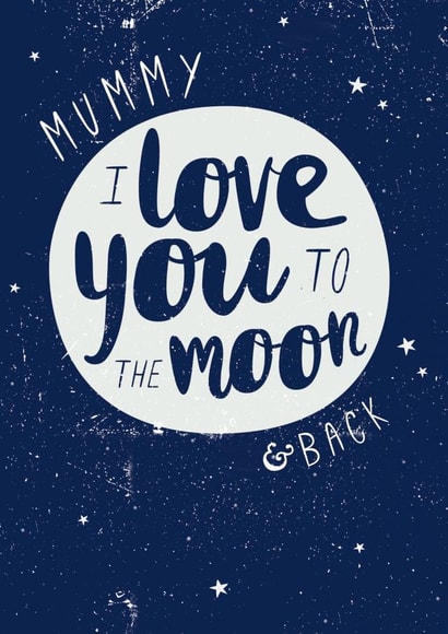 mum mummy Just because Card 19476 created by The Boy and the Bear