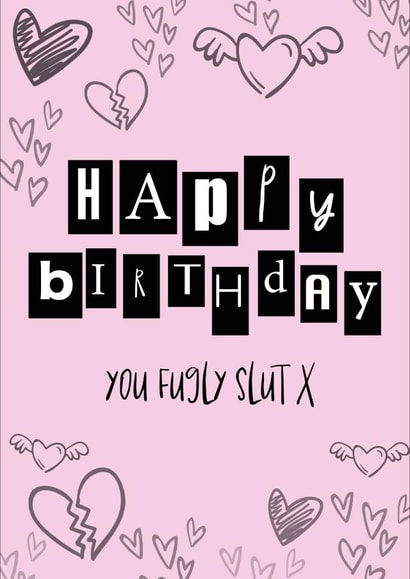 burn book Birthday Card 20414 created by Plain Jane's