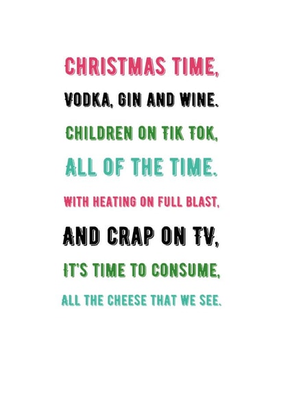 Female adult Christmas Card 43074 created by Kim&Tonic