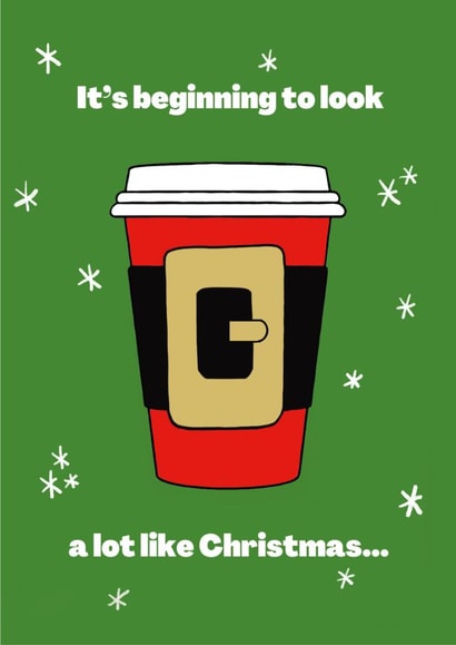 xmas coffee Christmas Card 43075 created by Kim&Tonic