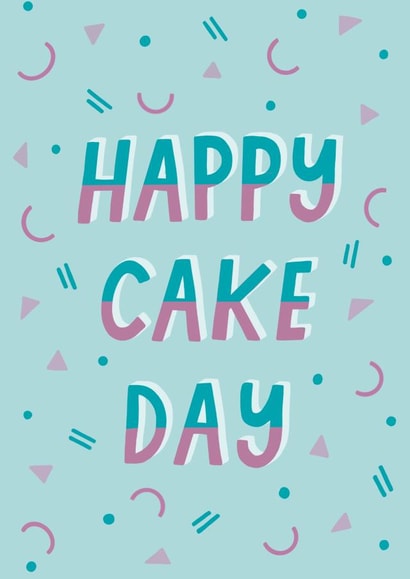cake day Birthday Card 18762 created by Wandering Studio Co.