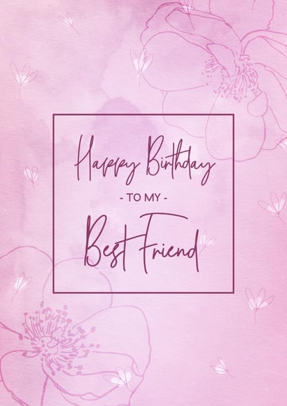flowers best Birthday Card 11791 created by Evie Garnett Designs