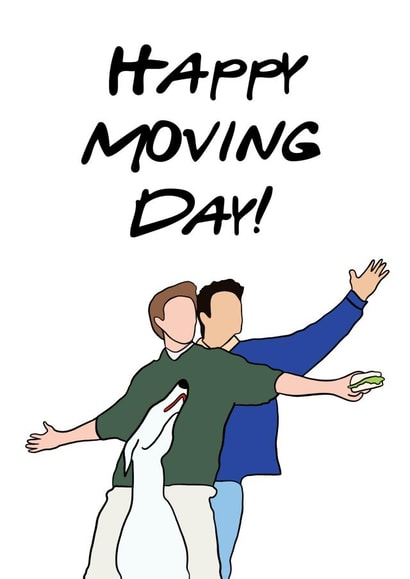 Friends Chandler New Home Card 41613 created by @sammie.illustrates