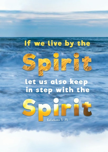 galatians 5 25 7bibleverses Card 45360 created by 7 Bible Verses