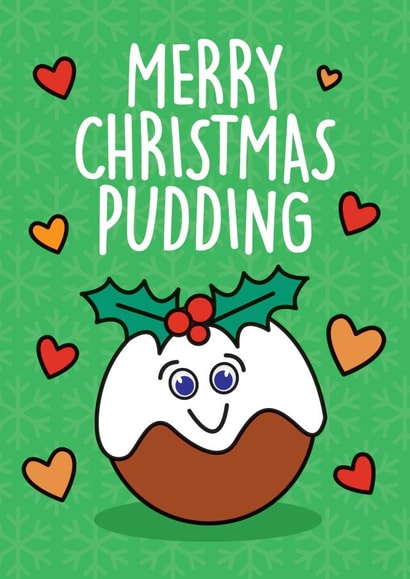 Merry Christmas Pudding Card created by Thirty Mussels
