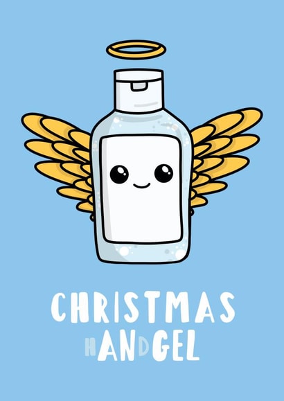 hand sanitiser funny Christmas Card 36007 created by Tori's Little Bubble