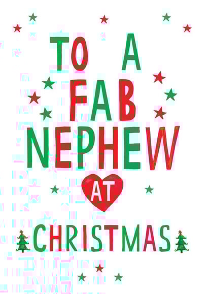 nephew traditional Christmas Card 17714 created by Earlybird