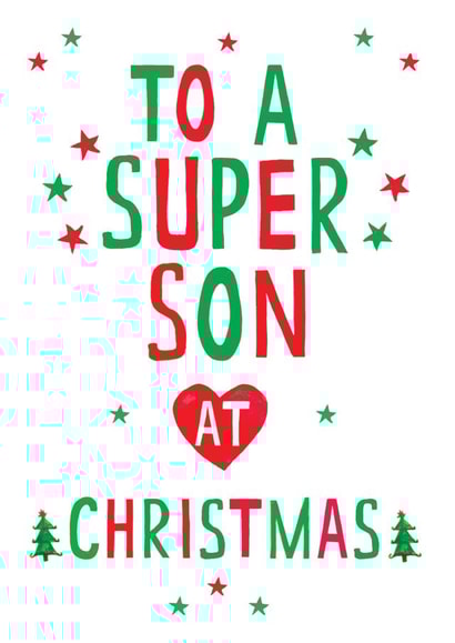 son classic Christmas Card 17715 created by Earlybird