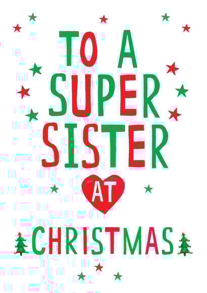 sister classic Christmas Card 17717 created by Earlybird