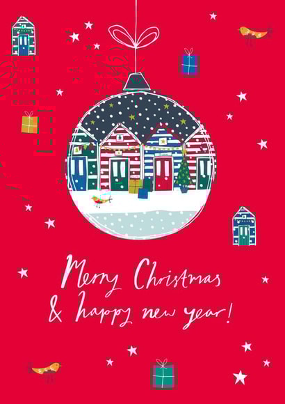 seaside classic Christmas Card 24281 created by Jessica Hogarth