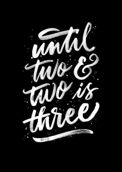 two and two is three baby New Baby Card 13357 created by Sophia Sky